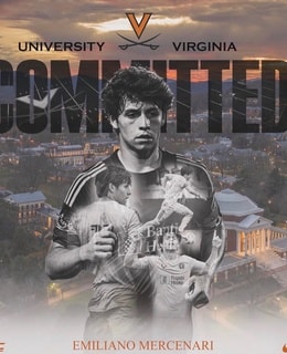 Emiliano Mercenari committed to University of Virginia